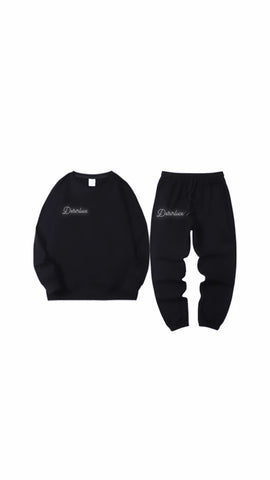 Desirlux Black Crewneck Set